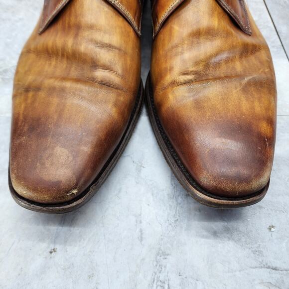Magnanni Marco Cuero Dress Shoes Men\'s Size 8.5 M Single Monk Strap Cuero main image 11